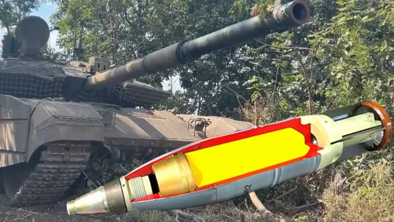 دبابات "تي – 90" الروسية تستخدم في العملية العسكرية الخاصة قذائف التنغستن فائقة الكفاءة
