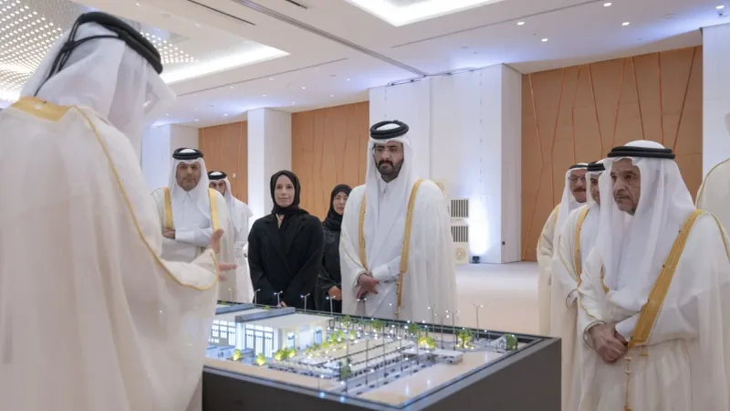 سمو نائب الأمير يدشن مبانٍ جديدة بجامعة قطر