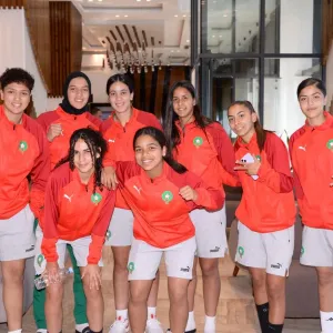 بعثة المنتخب الوطني النسوي لأقل من 17 سنة تحل بالجزائر