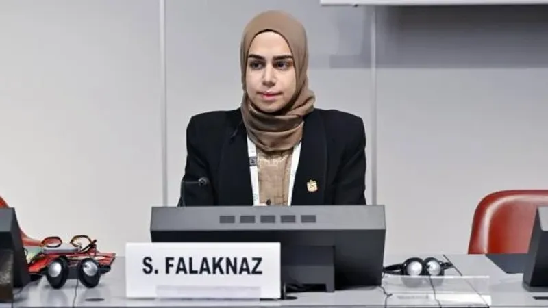 انتخاب سارة فلكناز عضواً في لجنة مسائل الشرق الأوسط بالاتحاد البرلماني الدولي