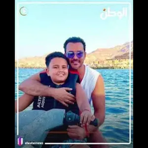 محمد رجب يتعرض لمقلب كوميدي من ابنه يوسف «حلوة»