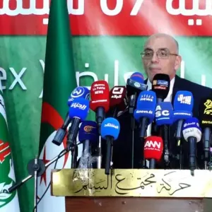 حركة مجتمع السلم ترشح رئيس الحزب عبد العالي حساني شريف للانتخابات الرئاسية