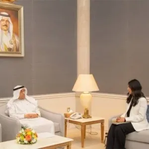 محمد بن مبارك آل خليفة يستقبل الرئيس التنفيذي لهيئة جودة التعليم والتدريب