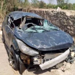 إصابة 11 شخصًا إثر انقلاب سيارة في المنيا