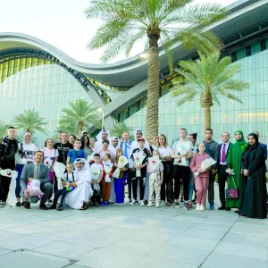 قطر: 20 أسرة روسية وأوكرانية تصل الدوحة لتلقي الرعاية