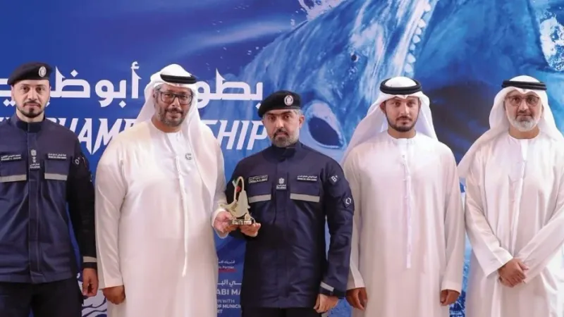 أحمد بن حمدان يتوِّج الفائزين في بطولة أبوظبي الكبرى لصيد الكنعد 2024