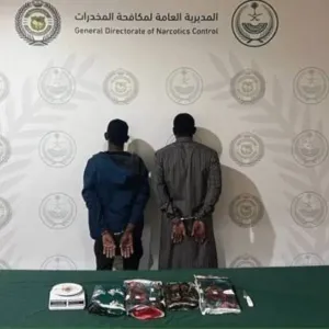 الرياض: القبض على مخالفين لنظام الحدود لترويجهما مادة الحشيش