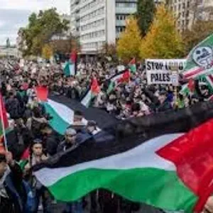 مسيرة تضامنية مع غزة في العاصمة البولندية
