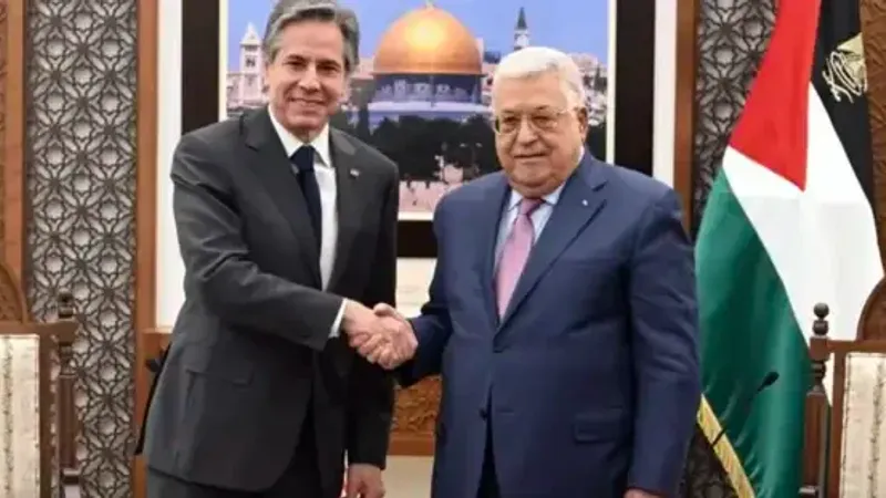 الرئيس عباس يرفض لقاء بلينكن احتجاجاً على الفيتو الأميركي في مجلس الأمن