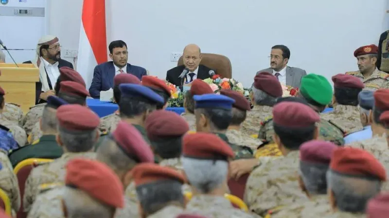 العليمي من مأرب: الحوثي ليس شريكاً جاداً لصنع السلام
