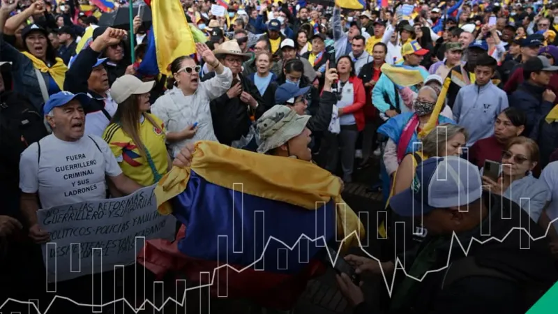 تظاهرات كولومبيا.. الاقتصاد يتعثر في ظل هروب مستثمري القطاع الخاص