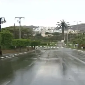 الوطني للأرصاد: أمطار غزيرة على منطقة عسير
