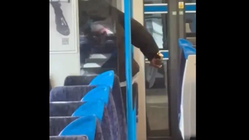 لأكثر من 25 ثانية.. عملية طعن على متن قطار في لندن والركاب يتفرّجون (فيديو)