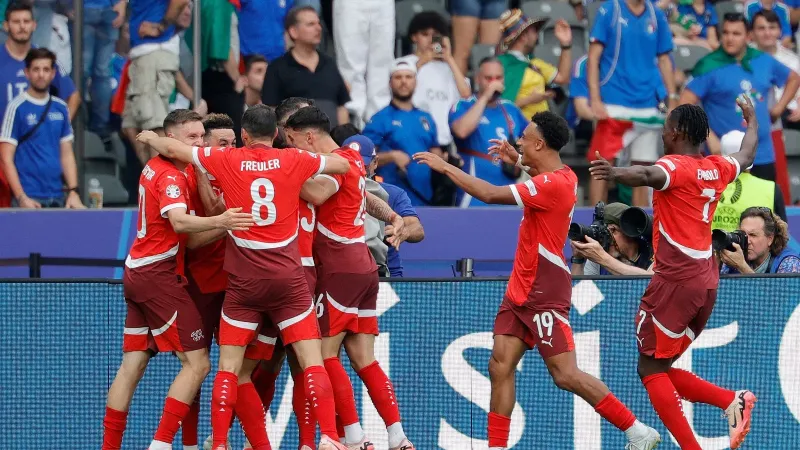 يورو 2024.. سويسرا تقصي إيطاليا حاملة لقب آخر نسخة بفوزها 2-0 وتبلغ ربع النهائي