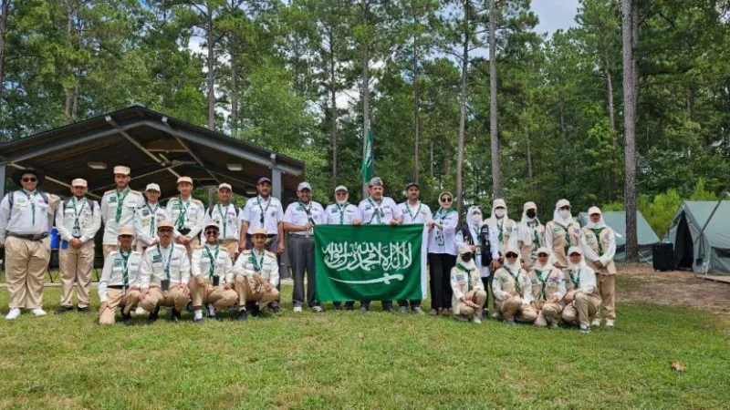 فتيات كشافة تعليم عسير يُشاركن في المخيم الكشفي الإسلامي بأمريكا