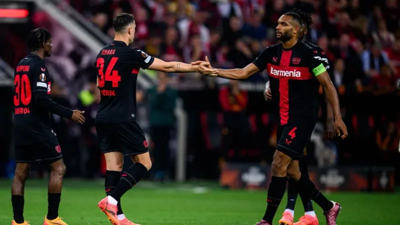 باير ليفركوزن إلى نهائي الدوري الأوروبي رغم التعادل (2-2) ضد روما