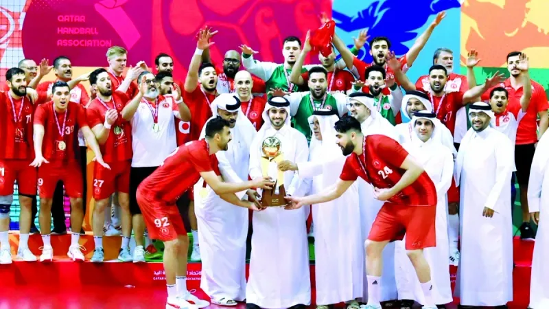 كأس قطر لكرة اليد في قبضة العربي