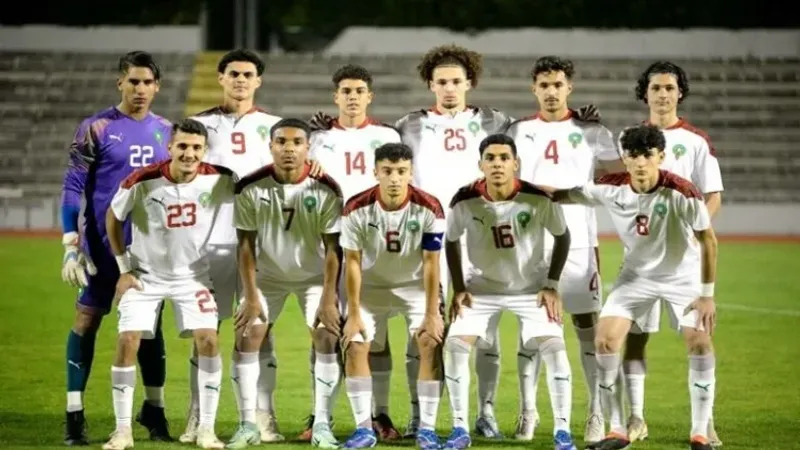 المنتخب المغربي لأقل من 18 سنة يفوز على نظيره لإيرلندا الشمالية