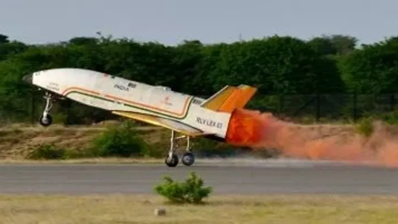 نموذج مركبة الفضاء الهندية القابلة لإعادة الاستخدام يجتاز اختبار الهبوط