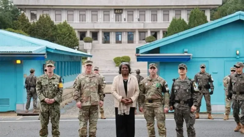 سفيرة واشنطن في الأمم المتحدة تزور المنطقة منزوعة السلاح