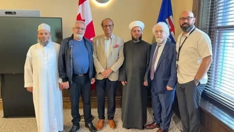 المفتي حجازي التقى وزير الهجرة الكندي