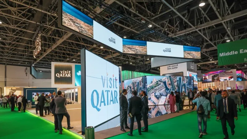 افتتاح جناح دولة قطر في معرض سوق السفر العربي 2024 بدبي