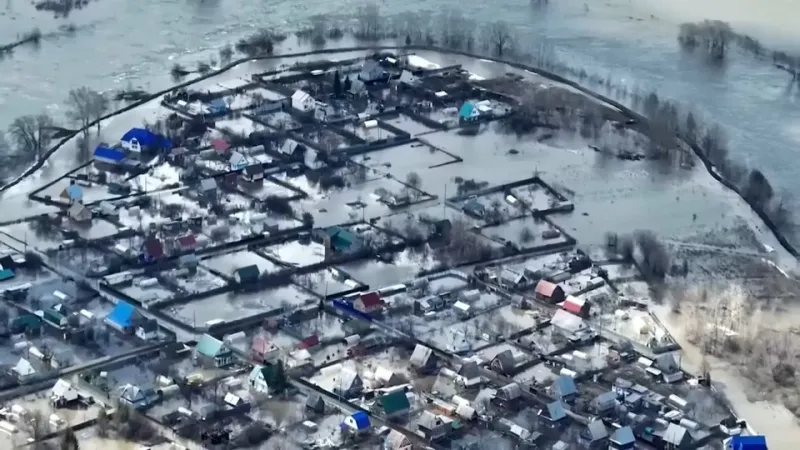 فيديو. 
            
    			الفيضانات تتسبب بدمار كبير في منطقة كورغان الروسية