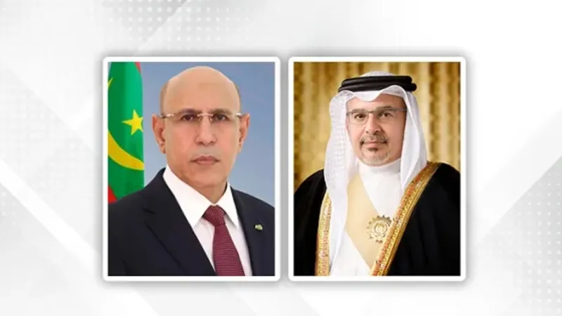 ولي العهد رئيس الوزراء يهنئ الرئيس الموريتاني بإعادة انتخابه لولاية رئاسية ثانية