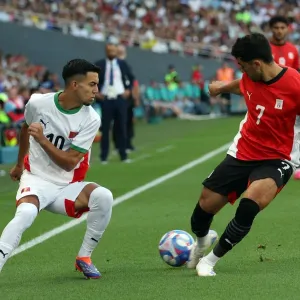 منتخب المغرب يتقدم بهدفين أمام مصر