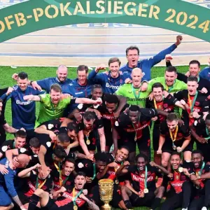 ليفركوزن ينتزع كأس ألمانيا حاصدا الثنائية لأول مرة