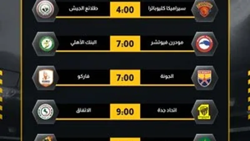 قمة بين الزمالك والأهلي في السلة و3 مواجهات في الدوري المصري تعرف على مواعيد مباريات اليوم