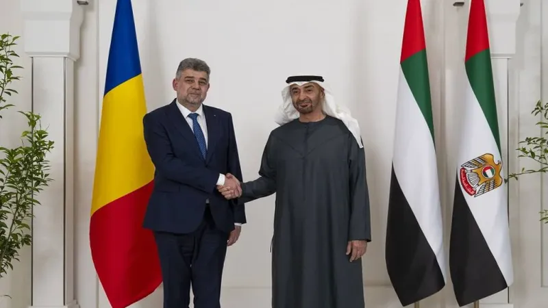 محمد بن زايد ورئيس وزراء رومانيا يشهدان توقيع اتفاقيات مشتركة