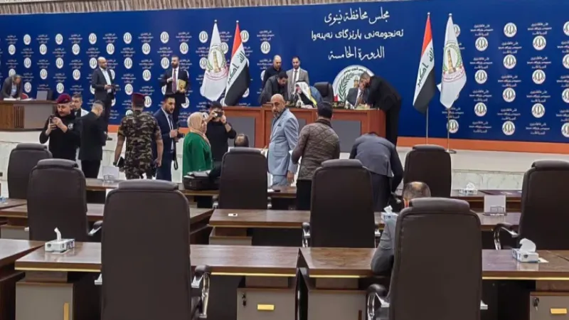 "البارتي" يهاجم مجلس محافظة نينوى ويصف قراراته بـ "الانقلاب على الدستور"
