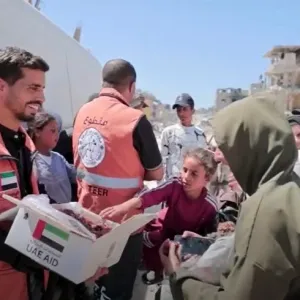 الإمارات تتصدر جهود الإغاثة في خانيونس
