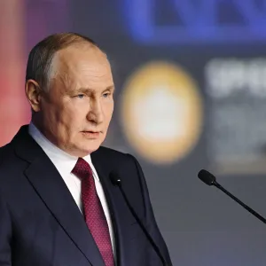 محور كلمة بوتين في منتدى بطرسبورغ الاقتصادي الدولي اليوم