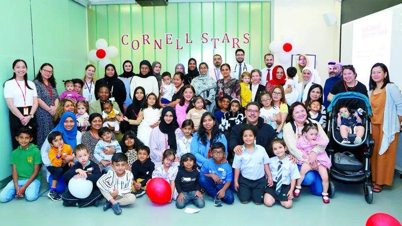 «نجوم كورنيل» تجمع طلاب الكلية بالمرضى الصغار