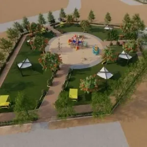 تنفيذ حدائق جديدة في الأحياء السكنية بولاية السيب