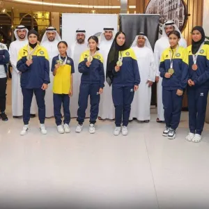 اتحاد كلباء يحتفل بميداليات الألعاب الخليجية
