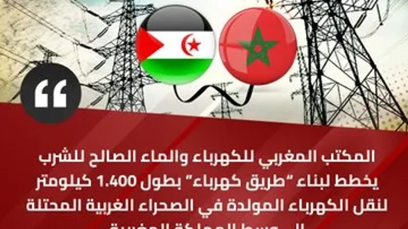 #الحدث | واحدٌ من المشاريع الكبرى التي يخطط لها الاحتلال المغربي في مجال الطاقة داخل آراضي الصحراء الغربية المحتلة. #الشبكة_الجزائرية_للأخبار #anndz