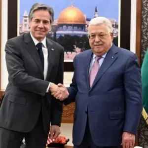 احتجاجاً على الفيتو الأمريكي.. الرئيس الفلسطيني يرفض لقاء بلينكن
