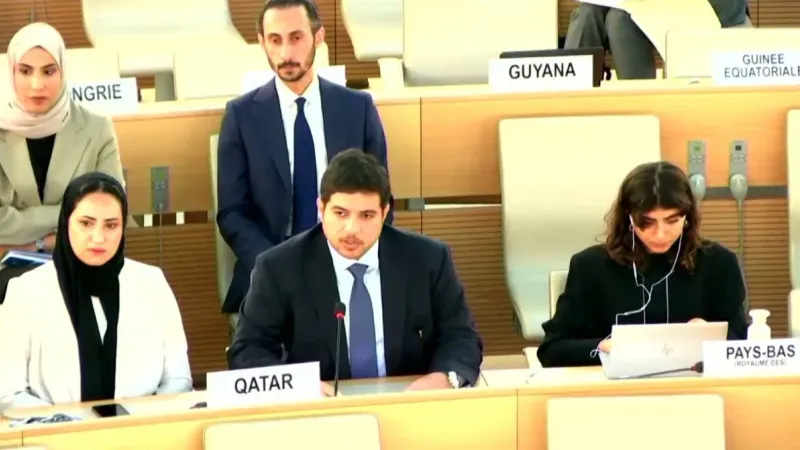 دولة قطر تؤكد دور الرياضة في تعزيز قيم ومبادئ حقوق الإنسان