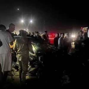 حادث عنيف يوقع خمسة جرحى على طريق بعقوبة- بغداد