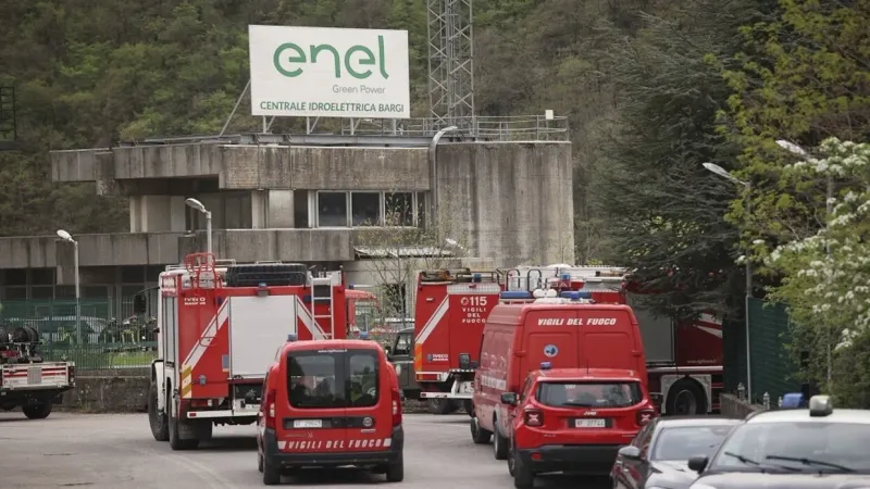 قتلى ومفقودون جراء انفجار وحريق في محطة للطاقة الكهرومائية شمال إيطاليا (فيديو)
