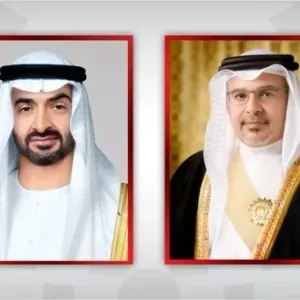 ولي العهد رئيس الوزراء يعزي رئيس الإمارات في وفاة الشيخ طحنون بن محمد آل نهيان