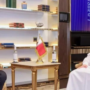 محافظ مصرف قطر المركزي يجتمع مع الرئيس العالمي لإدارة الأصول والثروات في غولدمان ساكس