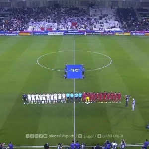 فيديو.. النشيد الوطني القطري قبل إنطلاق مباراة #العنابي مع #الأردن في #كأس_آسيا_تحت_23_عاماً   #قطر #قطر_الأردن