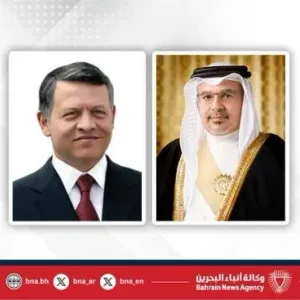 ولي العهد رئيس الوزراء يتلقى برقية شكر جوابية من العاهل الأردني