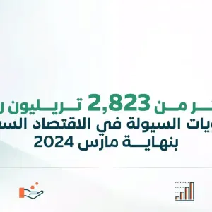 الأعلى تاريخيًا.. السيولة في الاقتصاد السعودي تبلغ أكثر من 2.823 تريليون ريال