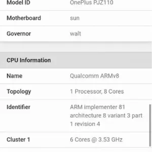 رصد هاتف OnePlus 13 بمعالج Snapdragon 8 Gen 4 في منصة Geekbench