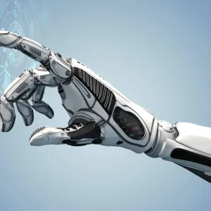 يد روبوتية بأربع أصابع تلمس وتُحرك الأشياء بجميع الاتجاهات